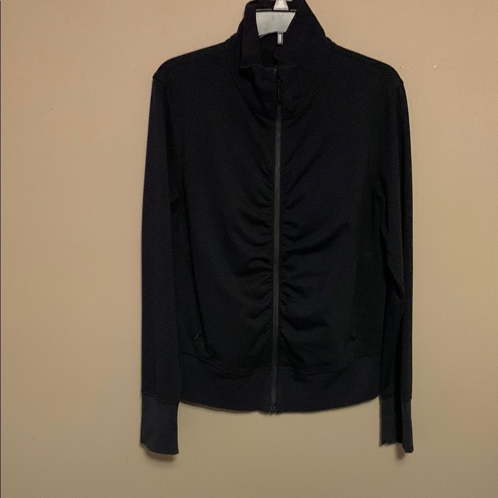 Lululemon Women's Gather Up Black Size 12 Jacket 2018 Gym Exercise Minimalist